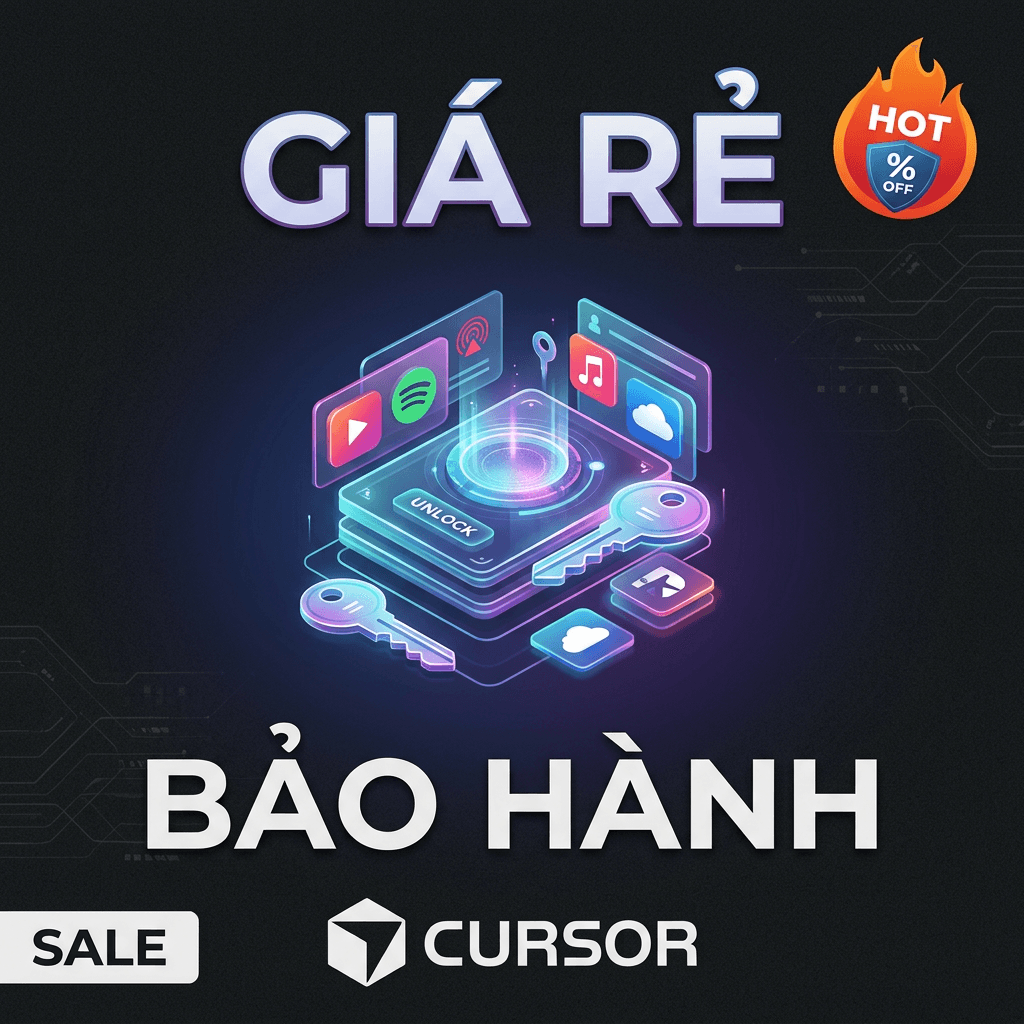 Tài khoản Cursor Pro - Cursor Ultra Giá rẻ  - Bảo hành full 