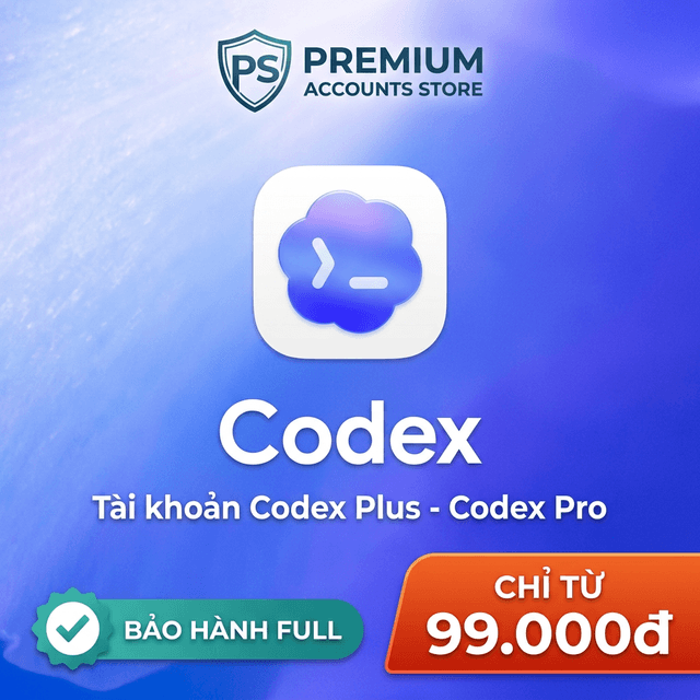 Tài khoản Codex Plus - Codex Pro Giá Rẻ - Bảo Hành Full
